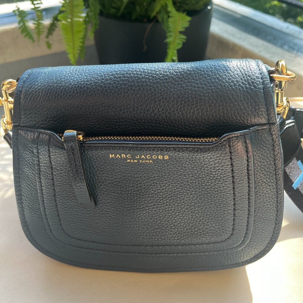 MARC by Marc Jacobs Blue Leather Crossbody Bag with Extra Strap